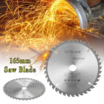 

1pc Diameter 165mm Circular Saw Blade For Wood Plastic Acrylic Woodworking Saw Blade 40T Cutting Disc High-speed steel