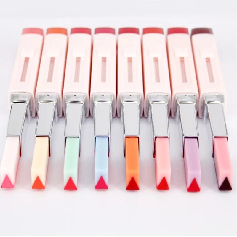 1 Pc Double Gradient Lipstick Lip Gloss Makeup Korean Effect Two Tone Lip Bar Waterproof Fruit Organic Girls Makeup Good Sell
1 Pc Double Gradient Lipstick Lip Gloss Makeup Korean Effect Two Tone Lip Bar Waterproof Fruit Organic Girls Makeup Good Sell