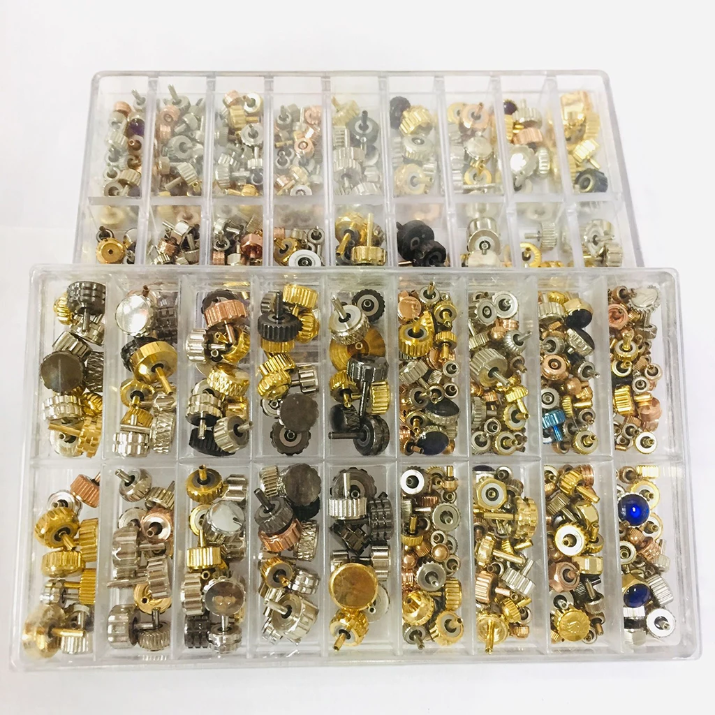 Watch Crown, Watch Crown Spring Bar Set Watch Repairing Tool Accessory for Watchmaker Repair Parts Kits
Watch Crown, Watch Crown Spring Bar Set Watch Repairing Tool Accessory for Watchmaker Repair Parts Kits