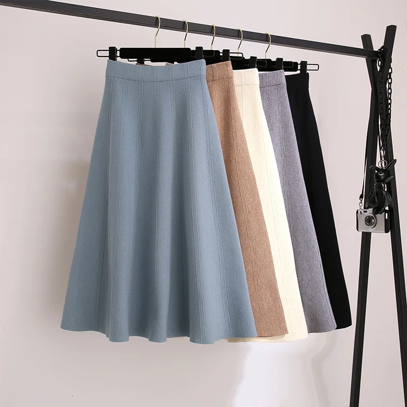 women 2020 Autumn Winter New Arrival Literary Fashion Pattern Embroidery Retro Solid Color Knitted Elastic Waist Skirt
women 2020 Autumn Winter New Arrival Literary Fashion Pattern Embroidery Retro Solid Color Knitted Elastic Waist Skirt