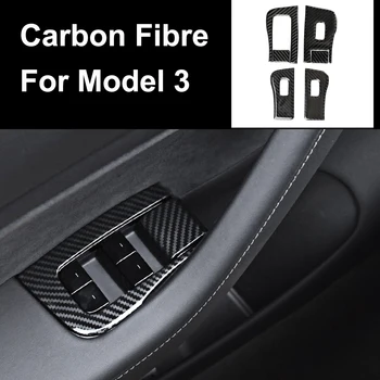 Car Door Lift Window Button Panel for Tesla Model 3 Interior Carbon Fibre Door Sill Scuff Plates Protect Cover Auto Accessories
Car Door Lift Window Button Panel for Tesla Model 3 Interior Carbon Fibre Door Sill Scuff Plates Protect Cover Auto Accessories
