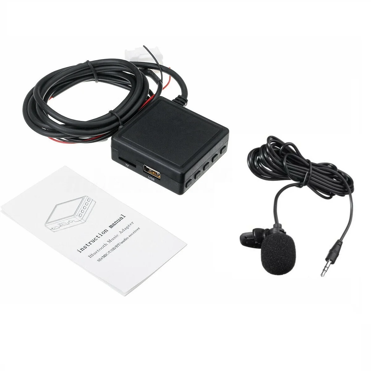 

2021 Hot For RCD510 RCD210 RNS310 RNS300 RNS315 Bluetooth 5.0 Module Radio AUX Receiver Cable Adapter AUX Bluetooth Music + MIC