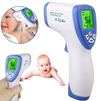 Infrared Forehead Thermometer Digital Non-Contact Thermometer Termómetro Body Forehead Temperature Measurement Tool
Infrared Forehead Thermometer Digital Non-Contact Thermometer Termómetro Body Forehead Temperature Measurement Tool