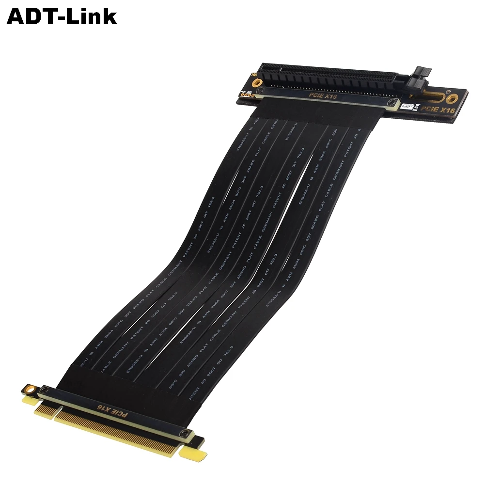 PCI Express 3,0 90 градусов левый угол PCIe 3,0x16 Удлинительный кабель 16x Райзер ленточный удлинитель для вертикальной графической карты
PCI Express 3,0 90 градусов левый угол PCIe 3,0x16 Удлинительный кабель 16x Райзер ленточный удлинитель для вертикальной графической карты