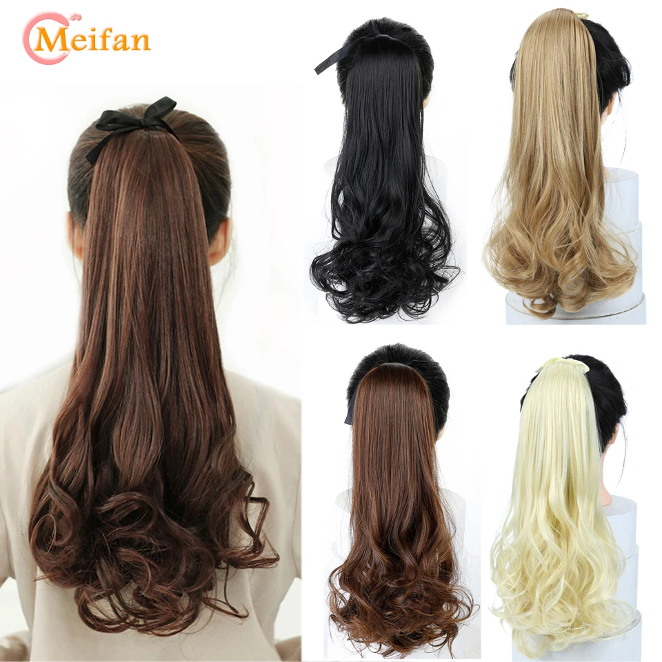 MEIFNA 22 "Long Wave Drawstring Ponytail Attached Hair Synthetic Curly Natural Hair Extensions for Lady Fake Ponytails
MEIFNA 22 "Long Wave Drawstring Ponytail Attached Hair Synthetic Curly Natural Hair Extensions for Lady Fake Ponytails