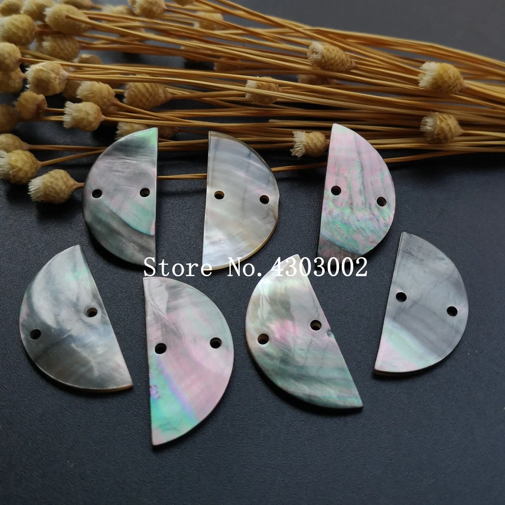 100pcs/lot 14x30mm Natural Black semi circle Mother of Pearl shell for DIY Earring Jewelry Half Moon MOP Pearl shell For Button
100pcs/lot 14x30mm Natural Black semi circle Mother of Pearl shell for DIY Earring Jewelry Half Moon MOP Pearl shell For Button