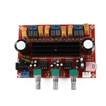 TPA3116 2.1 Digital Audio Amplifier Board TPA3116D2 Subwoofer Speaker Amplifiers DC12V-24V 2*50W+100W Home Amplifier 50W 3 (2.1)
TPA3116 2.1 Digital Audio Amplifier Board TPA3116D2 Subwoofer Speaker Amplifiers DC12V-24V 2*50W+100W Home Amplifier 50W 3 (2.1)