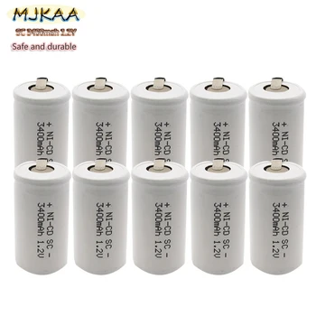 10-12pcs High Quality Rechargeable Battery Sub SC 1.2v with Tab 3400mah for Screwdriver Electrical Tools
10-12pcs High Quality Rechargeable Battery Sub SC 1.2v with Tab 3400mah for Screwdriver Electrical Tools
