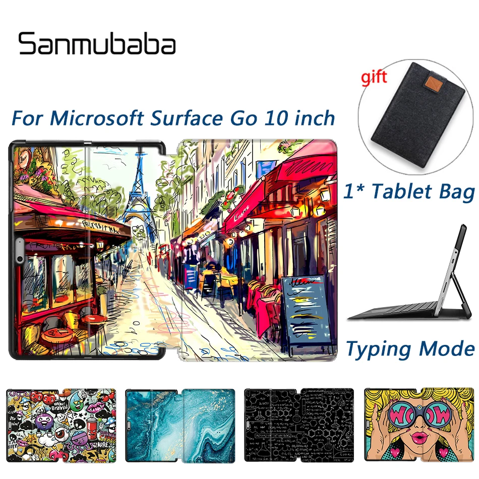 Sanmubaba Case For Microsoft Surface go 10 inch PU Leather Folio Flip Stand Cover Protective Shell Fundas + Tablet Bag
Sanmubaba Case For Microsoft Surface go 10 inch PU Leather Folio Flip Stand Cover Protective Shell Fundas + Tablet Bag