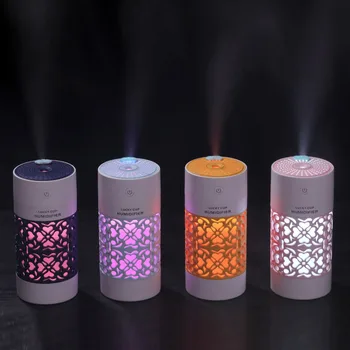 Openwork carving USB humidifier with LED night light mini fan aromatherapy essential oil diffuser for home car
Openwork carving USB humidifier with LED night light mini fan aromatherapy essential oil diffuser for home car