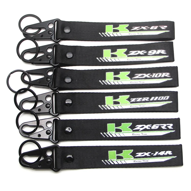 For Kawasaki ZX-6R ZX-6RR ZX-9R ZX10R ZX12R ZX14R ZZR1100 Motorcycle Car Key Chain Woven Key Ring Tag Label Chain
For Kawasaki ZX-6R ZX-6RR ZX-9R ZX10R ZX12R ZX14R ZZR1100 Motorcycle Car Key Chain Woven Key Ring Tag Label Chain