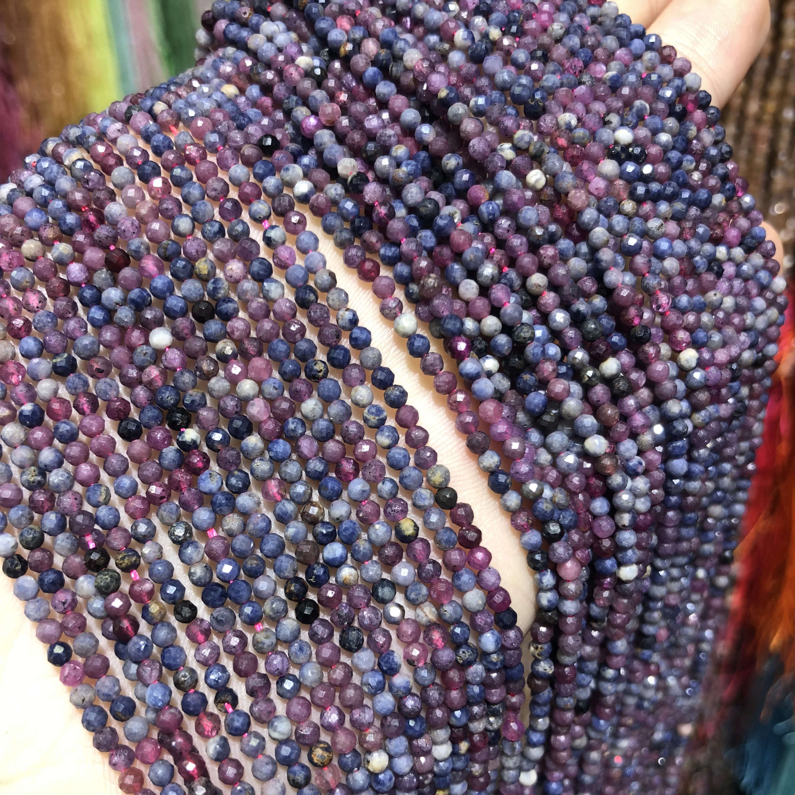 Natural Rubys Sapphires 2.5mm Small Faceted Beads Loose Beads Charms DIY Fit Necklace Bracelet for Jewelry Making
Natural Rubys Sapphires 2.5mm Small Faceted Beads Loose Beads Charms DIY Fit Necklace Bracelet for Jewelry Making