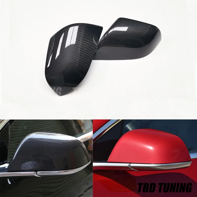 For Tesla Model 3 2016 2017 2018+ Add On Style Carbon Fiber Rear View Mirror Cover Gloss Black
For Tesla Model 3 2016 2017 2018+ Add On Style Carbon Fiber Rear View Mirror Cover Gloss Black