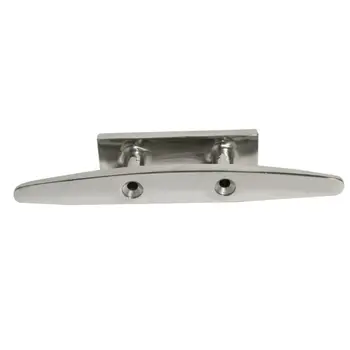 316 Stainless Steel sliver Boat Cleat Low Flat Cleat For Marine Boat Deck Rope Tie 4" 5" 6" 8" 10" Lock bolt Boat 
316 Stainless Steel sliver Boat Cleat Low Flat Cleat For Marine Boat Deck Rope Tie 4" 5" 6" 8" 10" Lock bolt Boat