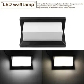 Modern Waterproof Up Down Aluminum Cuboid LED Wall Light Fixtures Dual Head Wall Lamp Outdoor E27 Socket AC 85-240V
Modern Waterproof Up Down Aluminum Cuboid LED Wall Light Fixtures Dual Head Wall Lamp Outdoor E27 Socket AC 85-240V