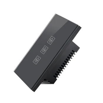 Wifi Smart Light Switch Glass Sn Press Panel Voice Control Wireless Wall Switch Work with Alexa Echo for Google Home
Wifi Smart Light Switch Glass Sn Press Panel Voice Control Wireless Wall Switch Work with Alexa Echo for Google Home