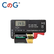Testeur numérique de capacité de batterie, pointeur, écran LCD, piles, bouton universel, couleur, compteur codé, indique Volt, BT-168 pro=