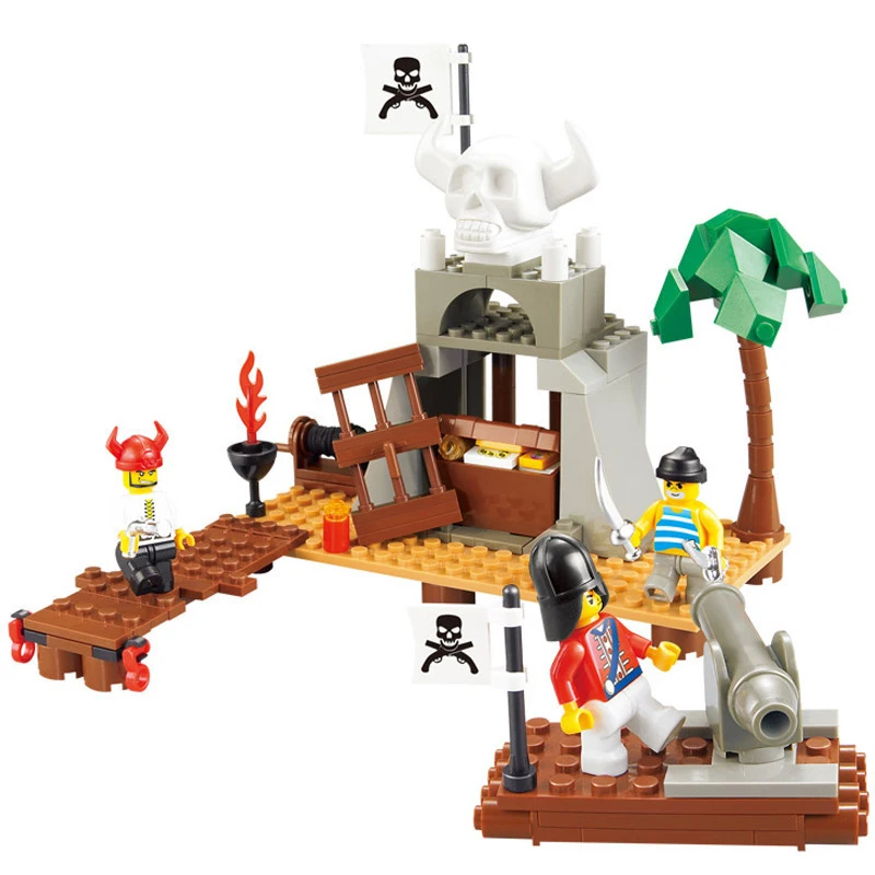 142pcs Pirate Small island Constructor Model Kit Blocks Compatible sluban Bricks Legoingly Toys for Boys Girls Children Modeling
142pcs Pirate Small island Constructor Model Kit Blocks Compatible sluban Bricks Legoingly Toys for Boys Girls Children Modeling