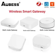 Aubess Tuya ZigBee 3.0 Smart Hub Wireless Gateway Bridge for App Voice Remote Control Works with Alexa Google Home Assistant
Aubess Tuya ZigBee 3.0 Smart Hub Wireless Gateway Bridge for App Voice Remote Control Works with Alexa Google Home Assistant