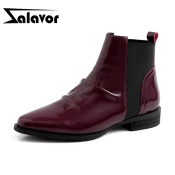 ZALAVOR Simple Woman Slip On Daily Office Ankle Boots Real Leather Short Boots Flats Shoes Women Female Autumn Botas Size 34-40
ZALAVOR Simple Woman Slip On Daily Office Ankle Boots Real Leather Short Boots Flats Shoes Women Female Autumn Botas Size 34-40