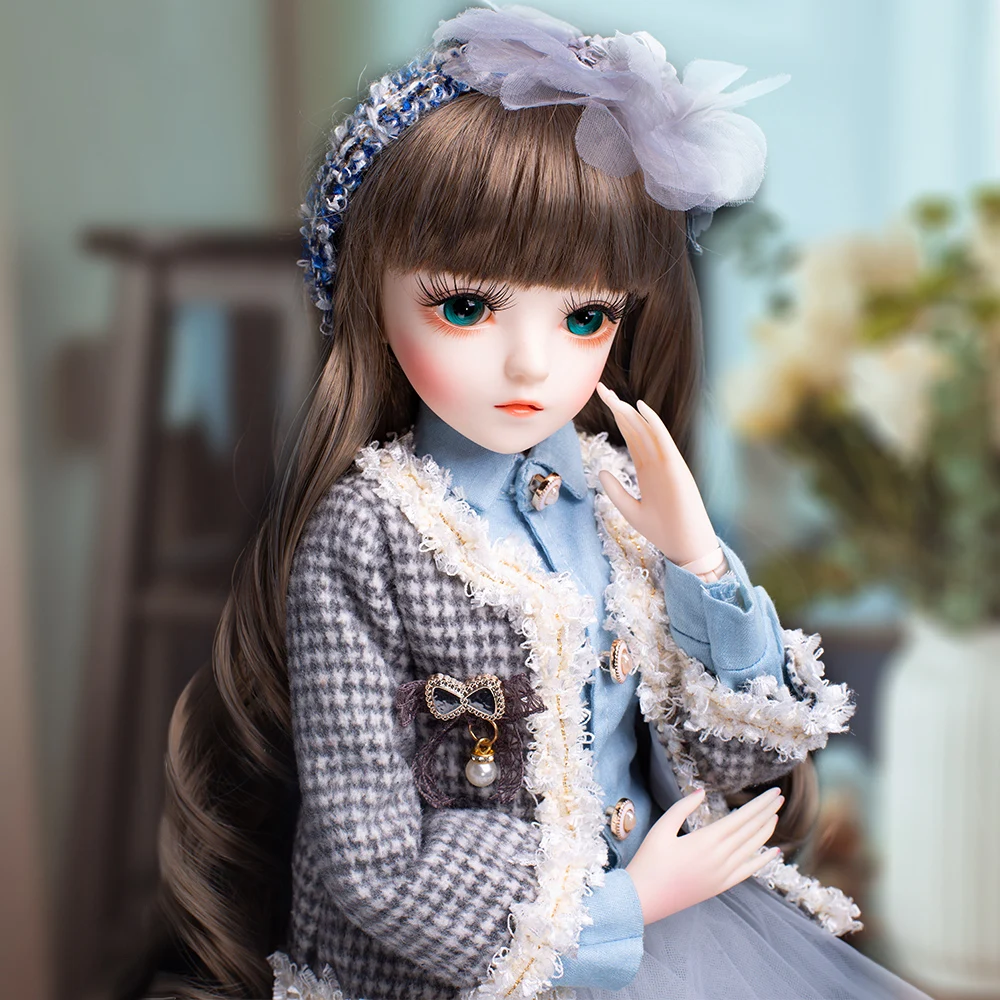 UCanaan 1/3 BJD Doll 60CM 18 Ball Jointed Dolls With Full Outfits Clothes Set Bag Shoes Wig Makeup Fashion Girls Toys Gifts
UCanaan 1/3 BJD Doll 60CM 18 Ball Jointed Dolls With Full Outfits Clothes Set Bag Shoes Wig Makeup Fashion Girls Toys Gifts