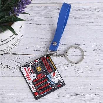 Creative GIGABYTE Motherboard Keychain Mini Mainboard Model Car Keyring Soft Rubber systemboard Pendant Intel AMD CPU Geek Gift
Creative GIGABYTE Motherboard Keychain Mini Mainboard Model Car Keyring Soft Rubber systemboard Pendant Intel AMD CPU Geek Gift
