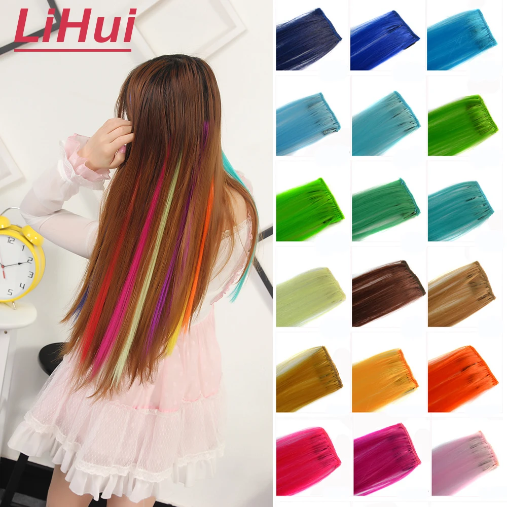 LIHUI Gifts for Children 31 Color Hair Extension Rainbow Pink Red Clip In Extensions Synthetic Clip-in One Piece Bright Wig
LIHUI Gifts for Children 31 Color Hair Extension Rainbow Pink Red Clip In Extensions Synthetic Clip-in One Piece Bright Wig