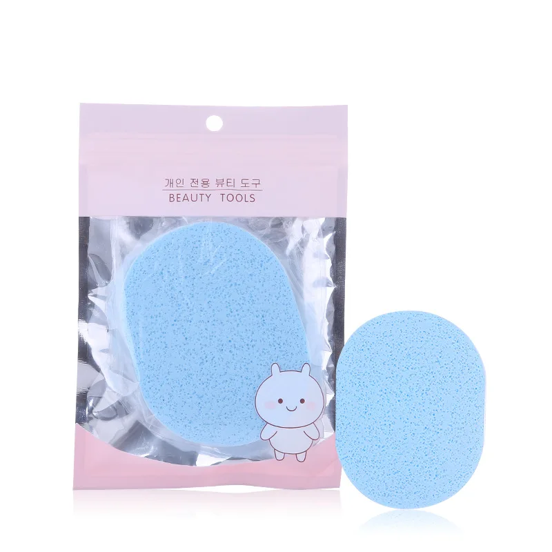 Single Pack Refreshing Skin Facial Cleaning Puff PVA Cleaning Sponge