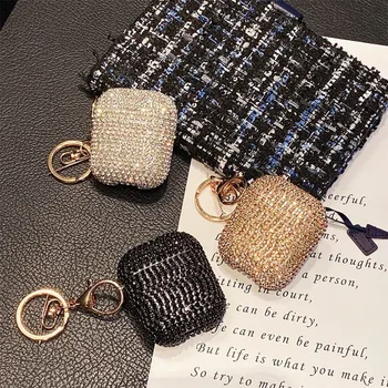 Luxury Shiny Hard PC Bluetooth Earphone Case For Airpods1/2 Dust Charger Box Bling Glitter Protection Cover airpods case 
Luxury Shiny Hard PC Bluetooth Earphone Case For Airpods1/2 Dust Charger Box Bling Glitter Protection Cover airpods case