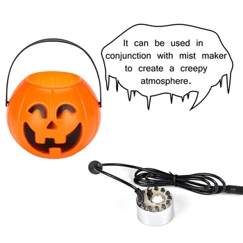 Halloween Decorations Pumpkin Lantern Night Light Mist Maker Fountain Fogger Humidifier Multifunctional Candy Box DC120
Halloween Decorations Pumpkin Lantern Night Light Mist Maker Fountain Fogger Humidifier Multifunctional Candy Box DC120