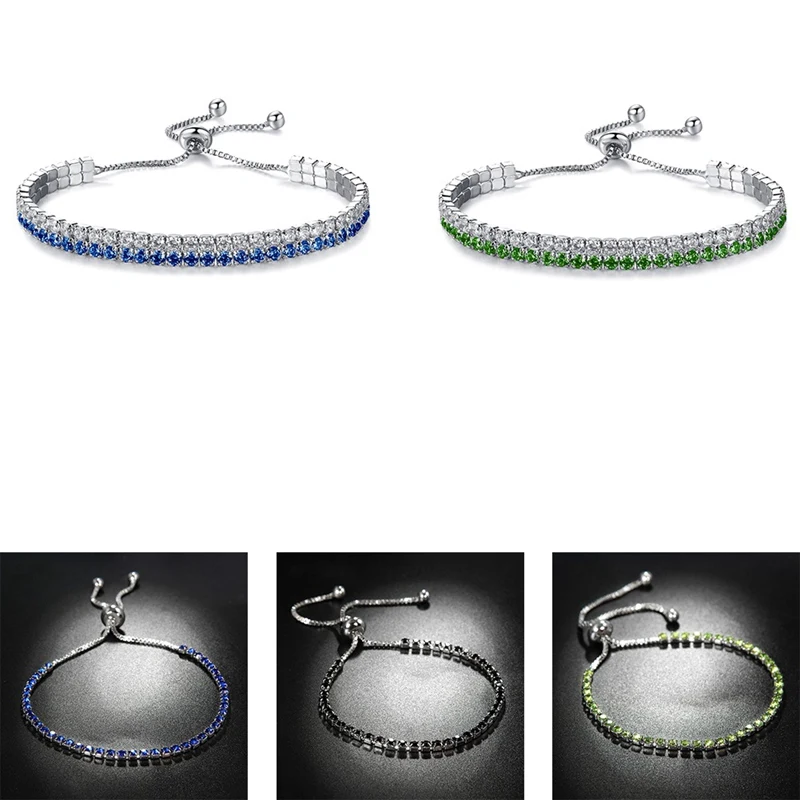 Fashion Female Jewelry Zircon Simple Micro-inlaid Zircon Double Layer Adjustable Bracelet Crystal Diamond Bracelets Accessories
Fashion Female Jewelry Zircon Simple Micro-inlaid Zircon Double Layer Adjustable Bracelet Crystal Diamond Bracelets Accessories