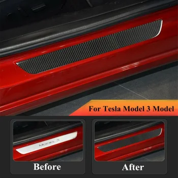 For Tesla 3 Y 2017-2020 Door Sill Protector Soft Carbon Fiber Black Soft Carbon Fiber Door
For Tesla 3 Y 2017-2020 Door Sill Protector Soft Carbon Fiber Black Soft Carbon Fiber Door