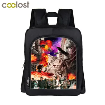 Funny Space Cat Destroy The Earth Backpack For Boys Girls Children School Bags Cartoon Kindergarten Backpack Kids Book Bag Gift
Funny Space Cat Destroy The Earth Backpack For Boys Girls Children School Bags Cartoon Kindergarten Backpack Kids Book Bag Gift