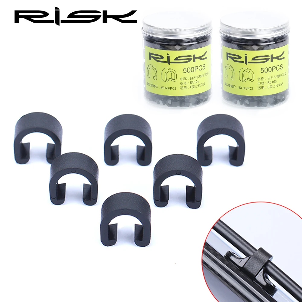 RISK MTB Road BIke Tube Plastic/Aluminum Alloy for C type Buckle Button of Bicycle U-Type Lock Line On Frame Cable Button Up
RISK MTB Road BIke Tube Plastic/Aluminum Alloy for C type Buckle Button of Bicycle U-Type Lock Line On Frame Cable Button Up