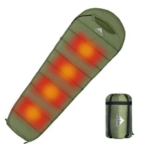 Agemore Outdoor Camping Sleeping Bags Waterproof Ultralight Heating Winter Sleeping Bag Adults Sleep Camp Gears with Heating Pad
Agemore Outdoor Camping Sleeping Bags Waterproof Ultralight Heating Winter Sleeping Bag Adults Sleep Camp Gears with Heating Pad