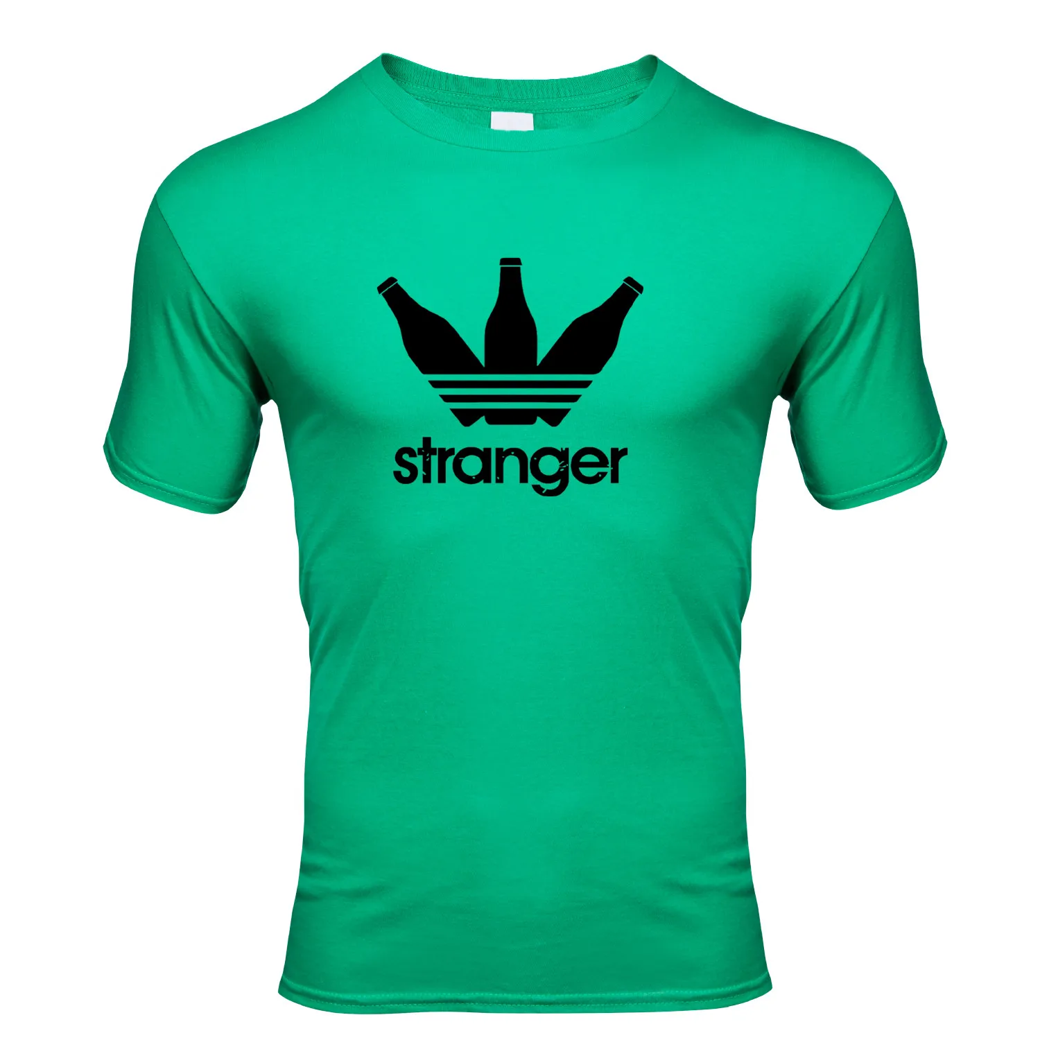 2020 New Summer Men's Fashion T-Shirt Printed TheBottle T-Shirt O-Neck Short-Sleeved and Style T-Shirt 95% Cotton Sport