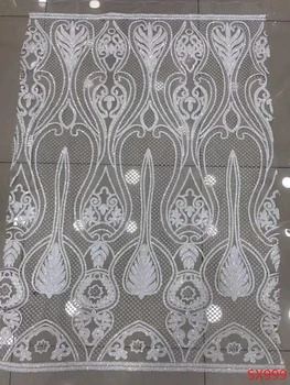 Ivory lace sequins lace black lace fabric handmade beaded lace fabric 5yard cutting dies christmas decorations for home SX999
Ivory lace sequins lace black lace fabric handmade beaded lace fabric 5yard cutting dies christmas decorations for home SX999