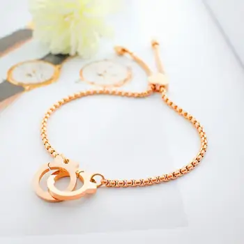 Original Design Double Lock Charm Bracelets Jewelry For Women Girls Rose Gold Stainless Steel Box Chain Bracelet
Original Design Double Lock Charm Bracelets Jewelry For Women Girls Rose Gold Stainless Steel Box Chain Bracelet