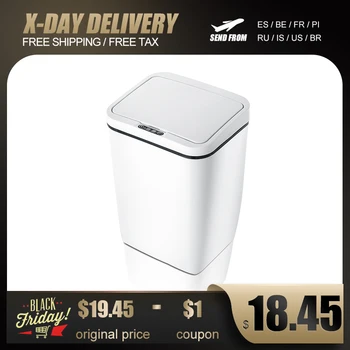 Automatic Touchless Intelligent induction Motion Sensor Kitchen Trash Can Wide Opening Sensor Eco-friendly Waste Garbage Bin
Automatic Touchless Intelligent induction Motion Sensor Kitchen Trash Can Wide Opening Sensor Eco-friendly Waste Garbage Bin