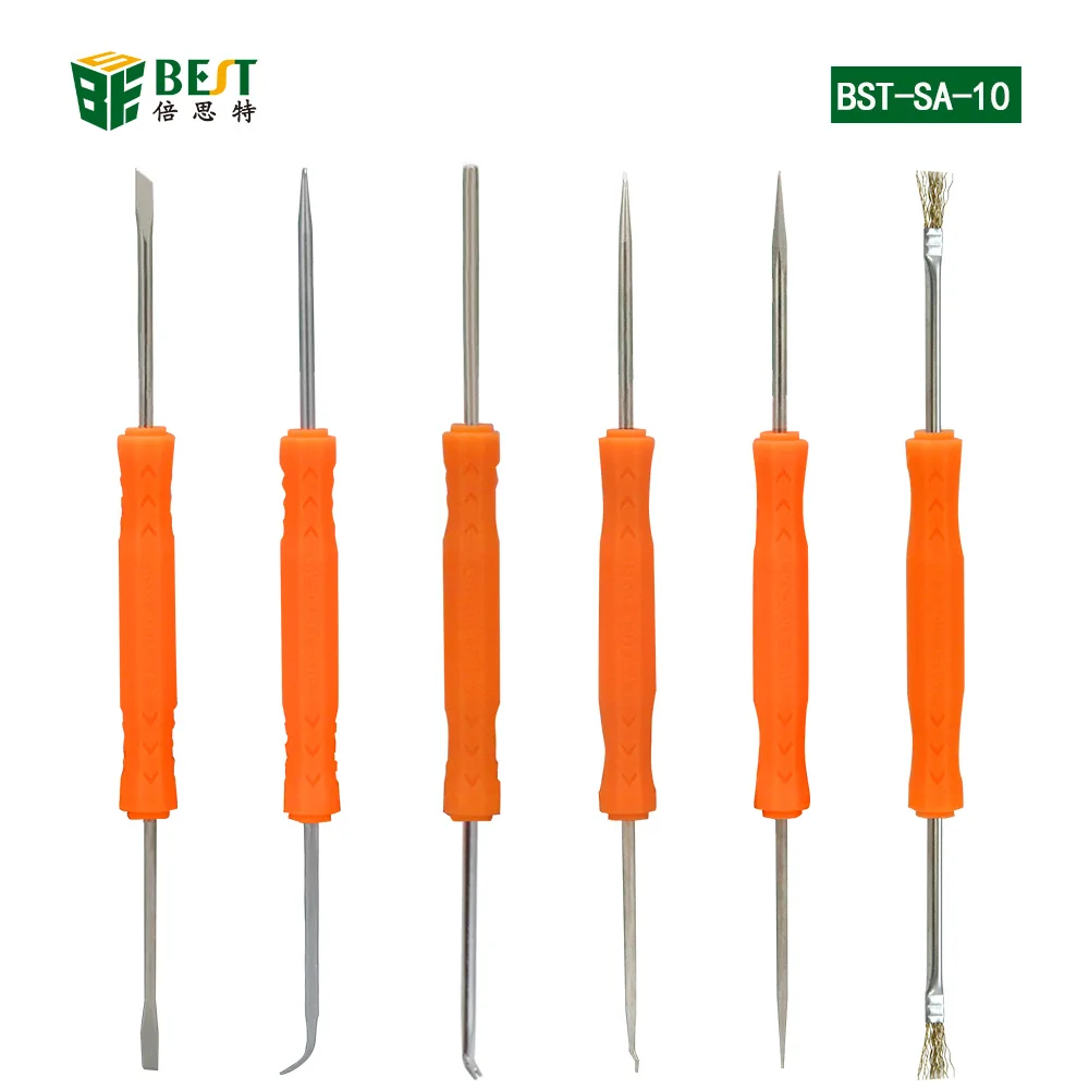 

BGA 6 in 1 Repair Tools Set Professional Steel Solder Assist Disassembly Tools SA-10