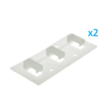 LEDLUX CL2208110 2 PCs Clip clamping rigid linear with 3 position still step X7 14mm for fasten coil strip led Imperme 
LEDLUX CL2208110 2 PCs Clip clamping rigid linear with 3 position still step X7 14mm for fasten coil strip led Imperme