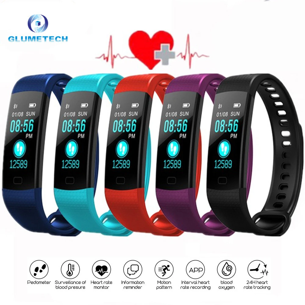 Bluetooth Smart Bracelet Color Screen Y5 Smartband Heart Rate Monitor Blood Pressure Measurement Fitness Tracker Smart Watch Men
Bluetooth Smart Bracelet Color Screen Y5 Smartband Heart Rate Monitor Blood Pressure Measurement Fitness Tracker Smart Watch Men