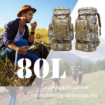 Hot Sale Outdoor Bags Classic Delicate Texture Waterproof Climbing Backpack Men Outdoor Travel Camping Hiking Large Rucksack
Hot Sale Outdoor Bags Classic Delicate Texture Waterproof Climbing Backpack Men Outdoor Travel Camping Hiking Large Rucksack