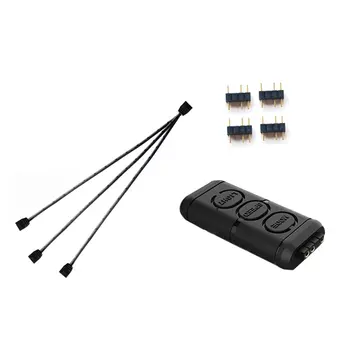 12V and 5V RGB Fan Light bar Controller Contain 1 to 3 extended line for CPU Cooling Computer Case RGB fan adapter
12V and 5V RGB Fan Light bar Controller Contain 1 to 3 extended line for CPU Cooling Computer Case RGB fan adapter