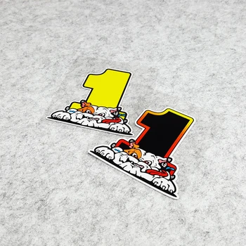 NO.S162 Reflective Cartoon Motorcycle Stickers Rossi Lucky Dog No.1 Waterproof Car Stickers and Decals
NO.S162 Reflective Cartoon Motorcycle Stickers Rossi Lucky Dog No.1 Waterproof Car Stickers and Decals