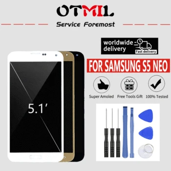 5.1" Super AMOLED For SAMSUNG Galaxy S5 NEO LCD Display Touch Screen Digitizer G903 LCD For SAMSUNG S5 NEO Display
5.1" Super AMOLED For SAMSUNG Galaxy S5 NEO LCD Display Touch Screen Digitizer G903 LCD For SAMSUNG S5 NEO Display