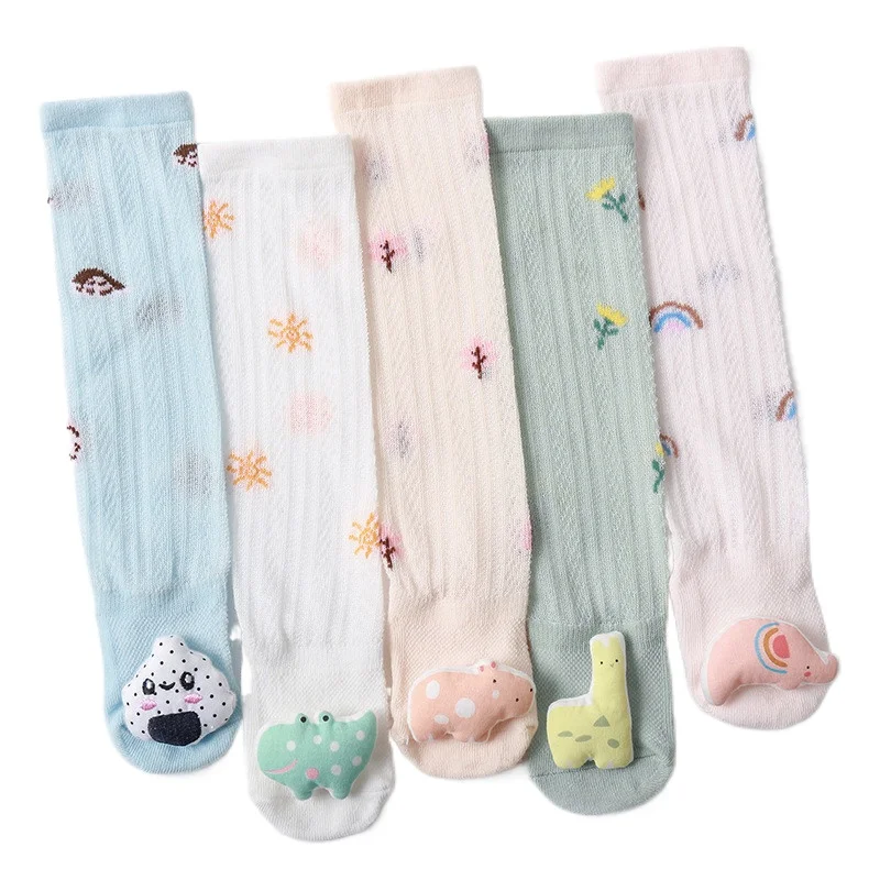 2021 New Summer Boneless Baby Socks Transfer Mesh Baby Knee High Socks Fashion Newborn Kids Girls Socks with Cute 3D Animal
2021 New Summer Boneless Baby Socks Transfer Mesh Baby Knee High Socks Fashion Newborn Kids Girls Socks with Cute 3D Animal