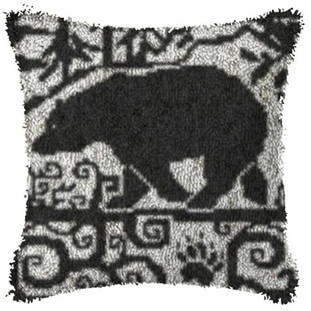 DIY Latch Hook Rug Kits lattice Yarn Cushion Carpet Cover Floor Mat Bear Sewing Needlework for Adults Kids Gift
DIY Latch Hook Rug Kits lattice Yarn Cushion Carpet Cover Floor Mat Bear Sewing Needlework for Adults Kids Gift
