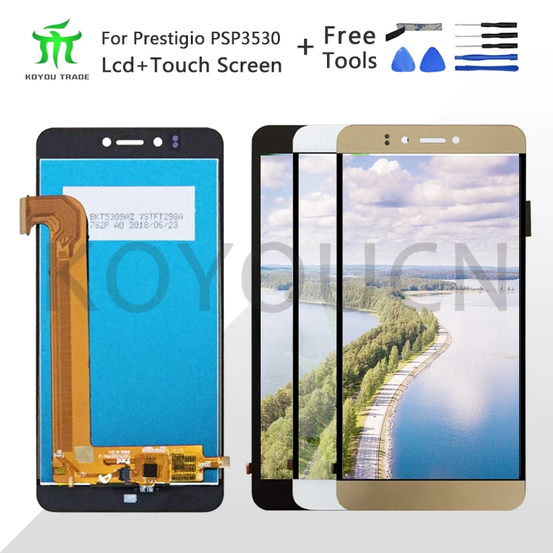 5.3"For Prestigio Muze E3 PSP3531 Duo PSP3531 D3 PSP3530 PSP 3531 PSP 3530 F3 PSP3532 LCD Display+Touch Screen Digitizer
5.3"For Prestigio Muze E3 PSP3531 Duo PSP3531 D3 PSP3530 PSP 3531 PSP 3530 F3 PSP3532 LCD Display+Touch Screen Digitizer