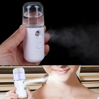 Mini 30ml Face Spray Beauty Instruments Portable Nano Mist Sprayer Facial Body Nebulizer Steamer Moisturizing Skin Care
Mini 30ml Face Spray Beauty Instruments Portable Nano Mist Sprayer Facial Body Nebulizer Steamer Moisturizing Skin Care